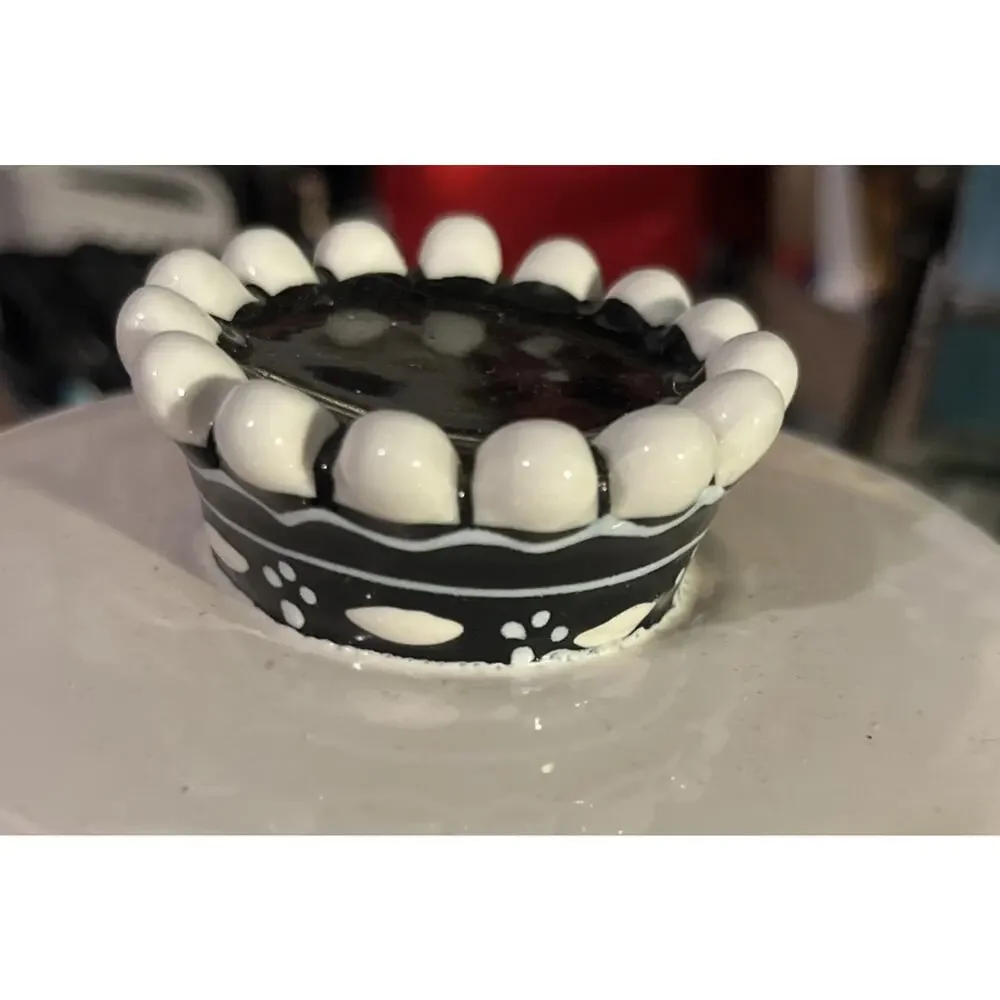 Rae Dunn “Good Dog” Canister Treat Jar w/Crown Lid EUC